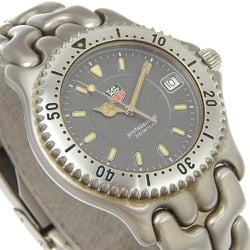 TAG HEUER Professional 200 Watch WG1113-0 Stainless Steel Quartz Analog Display Grey Dial Men's