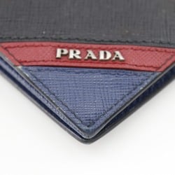 PRADA Long Wallet 2MV836 Saffiano NERO Black Men's