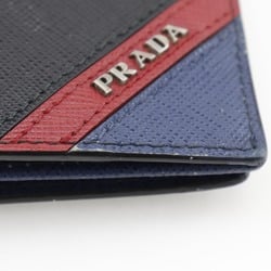 PRADA Long Wallet 2MV836 Saffiano NERO Black Men's