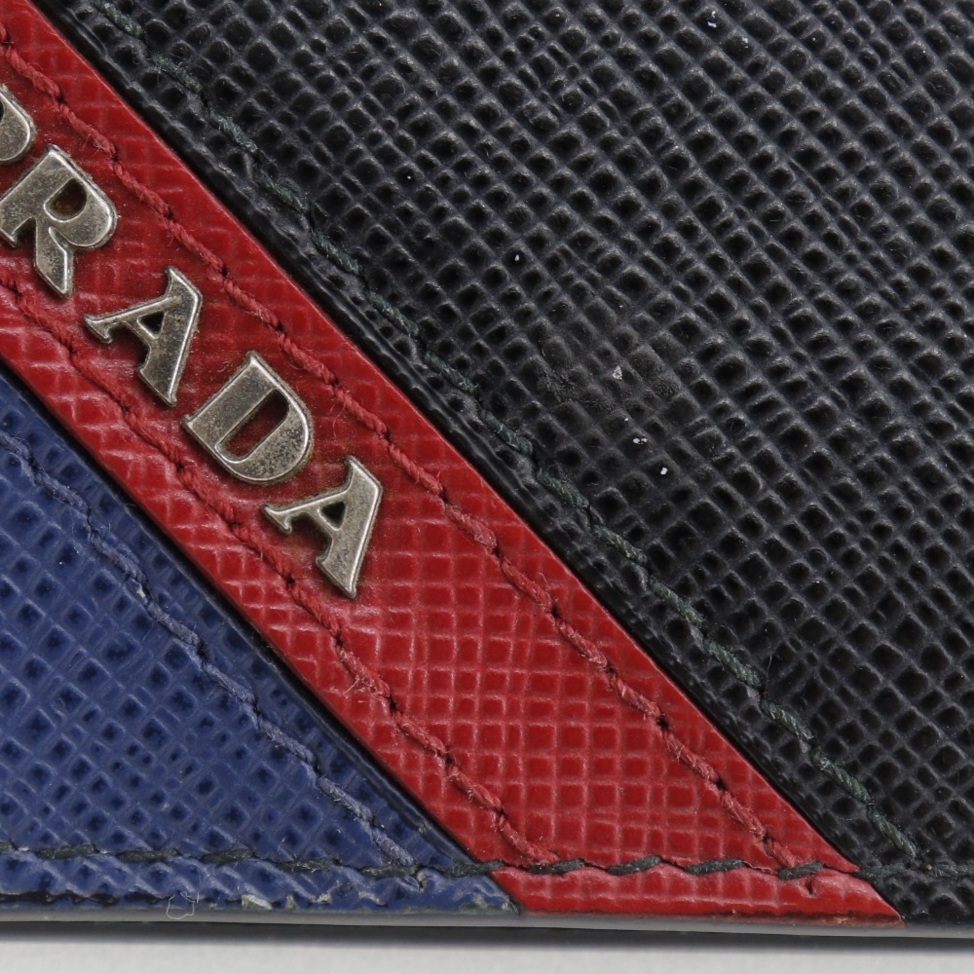 PRADA Long Wallet 2MV836 Saffiano NERO Black Men's