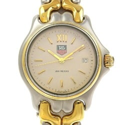 TAG HEUER Cell series watch S05.013M Stainless steel Quartz Analog display Ivory dial Boys