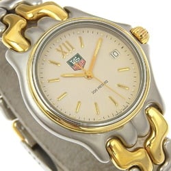 TAG HEUER Cell series watch S05.013M Stainless steel Quartz Analog display Ivory dial Boys