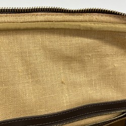 Fendi handbag Zucca nylon canvas brown ladies