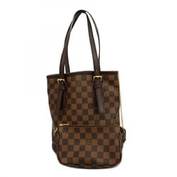 Louis Vuitton Tote Bag Damier Marais N42240 Ebene Ladies