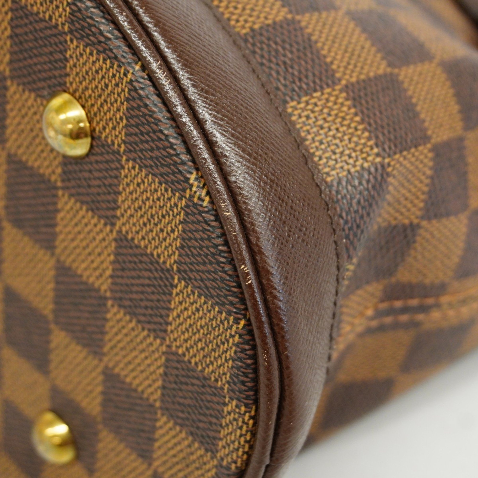 Louis Vuitton Tote Bag Damier Marais N42240 Ebene Ladies