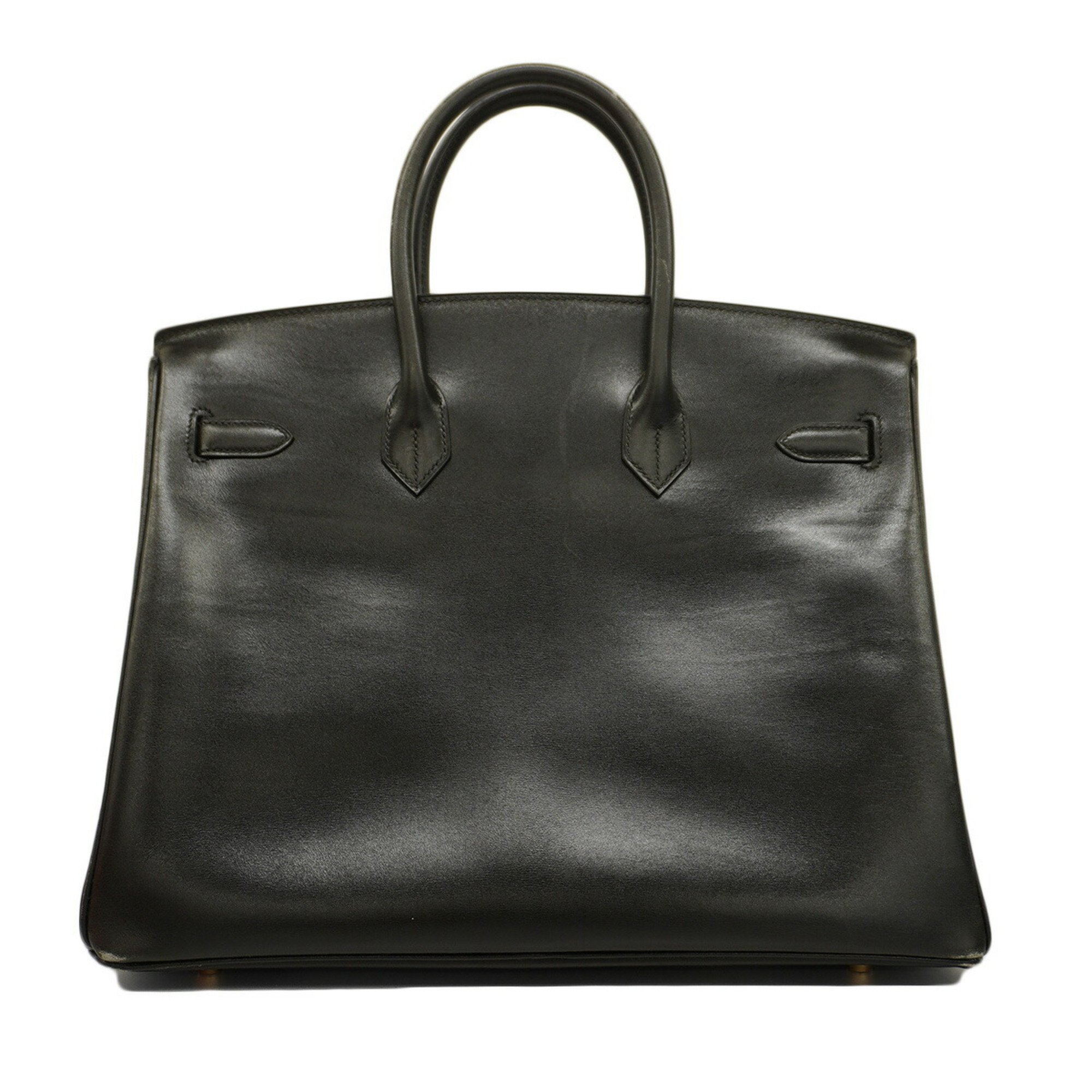 Hermes handbag Birkin 35 box calf black F stamp ladies