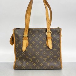 Louis Vuitton Tote Bag Monogram Popincourt M40007 Brown Ladies