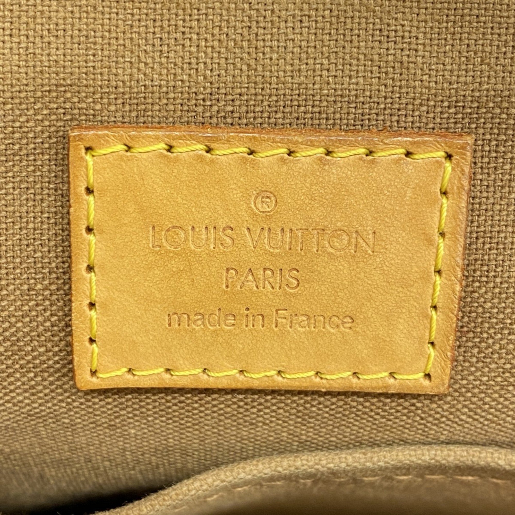 Louis Vuitton Tote Bag Monogram Popincourt M40007 Brown Ladies