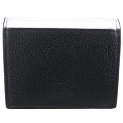 Christian Louboutin Palatin Women's Bi-fold Wallet 1215055 Fabric Silver