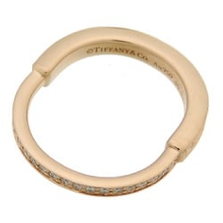 Tiffany & Co. Rock Diamond Women's and Men's Ring 72342941 750 Pink Gold Size 10