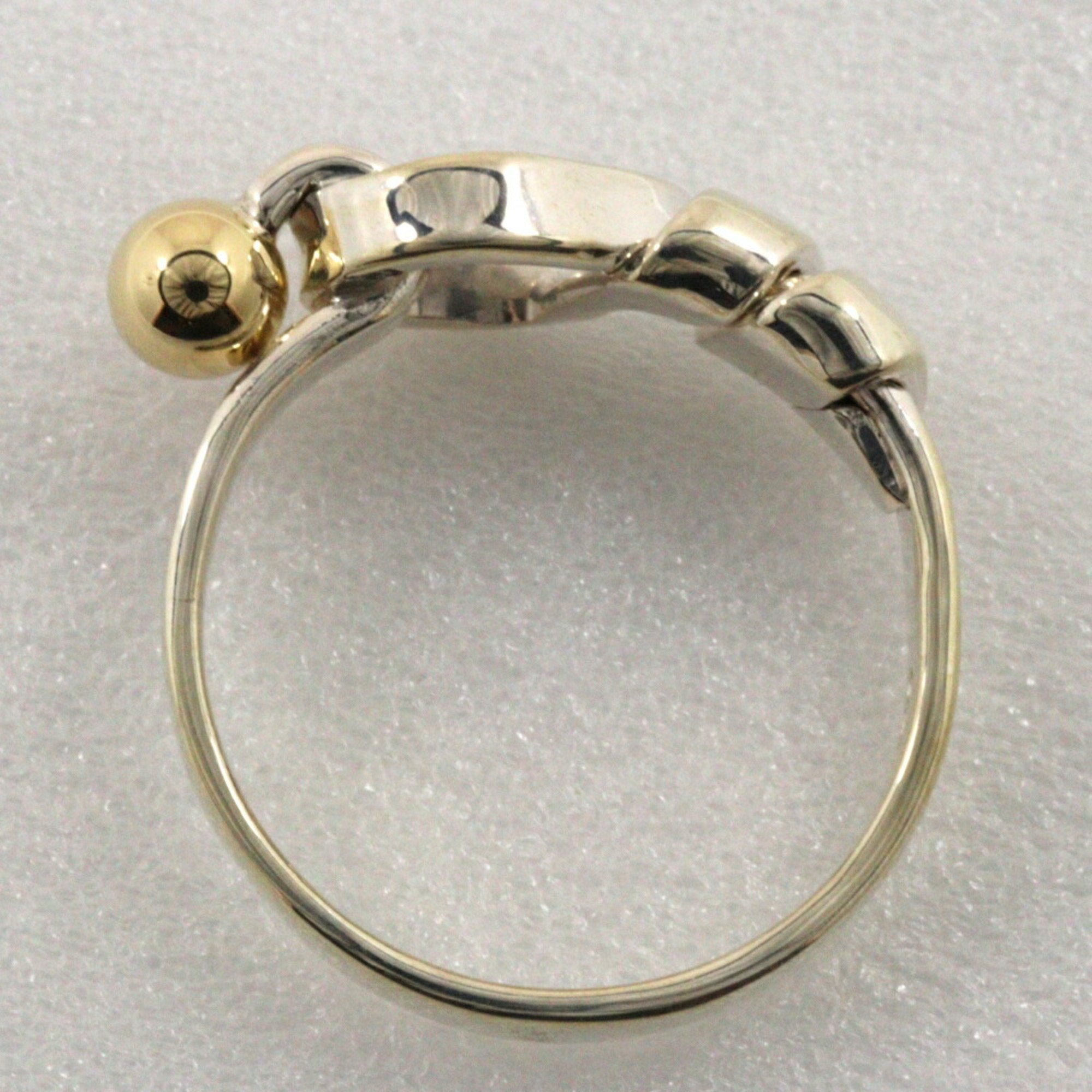 Tiffany & Co. Love Knot size 7.5 ring, 925 silver x 18K yellow gold, approx. 2.6g, knot, for women