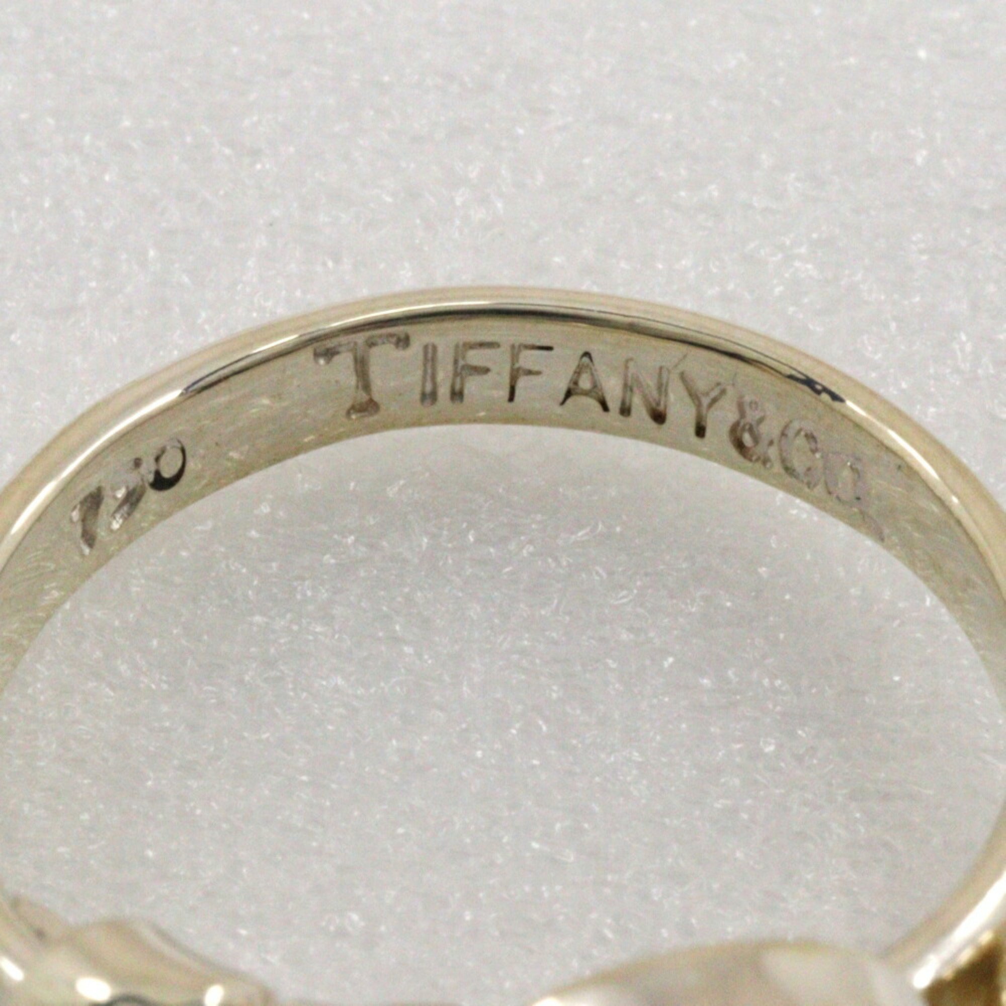 Tiffany & Co. Love Knot size 7.5 ring, 925 silver x 18K yellow gold, approx. 2.6g, knot, for women