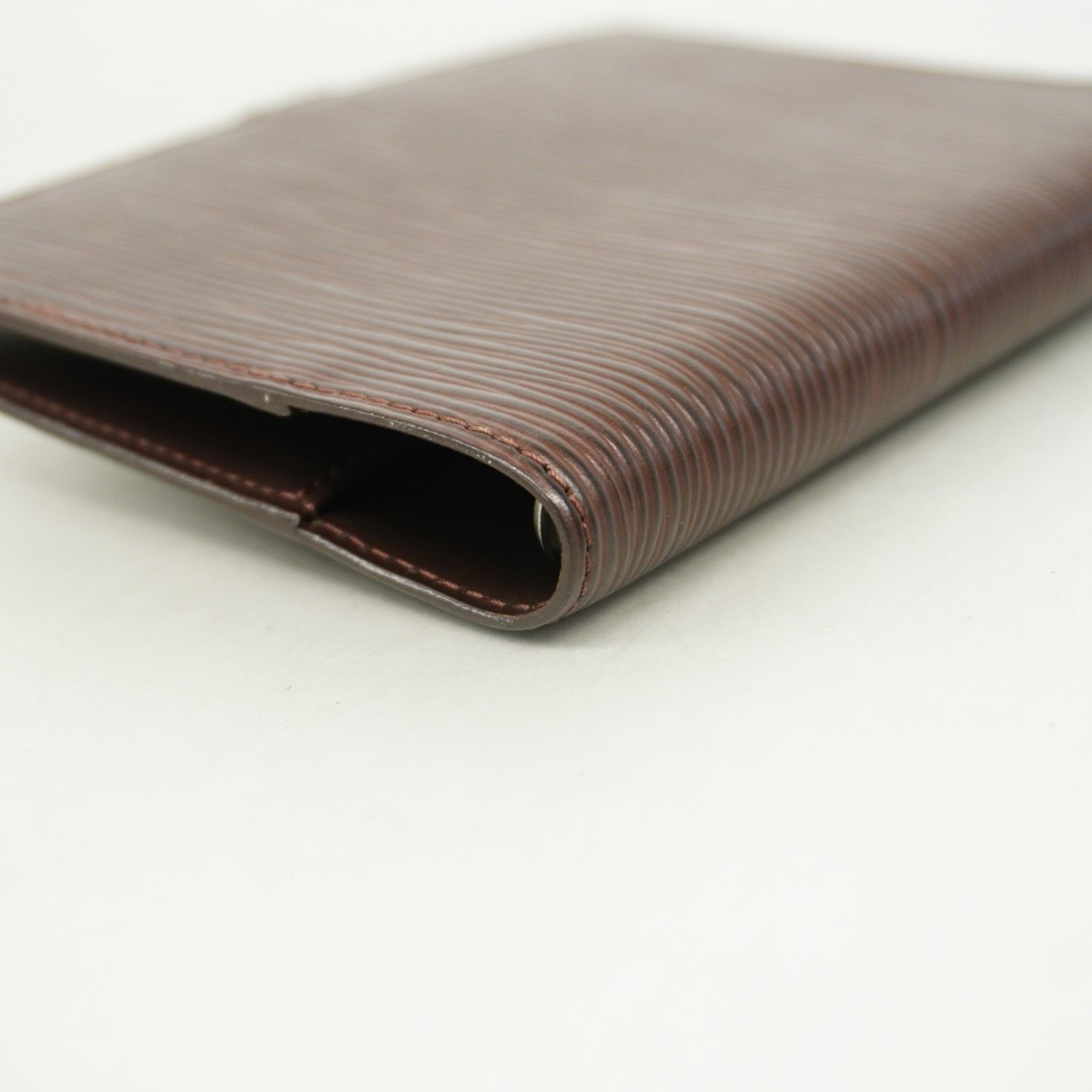 Louis Vuitton Notebook Cover Epi Agenda PM R2009D Mocha Ladies