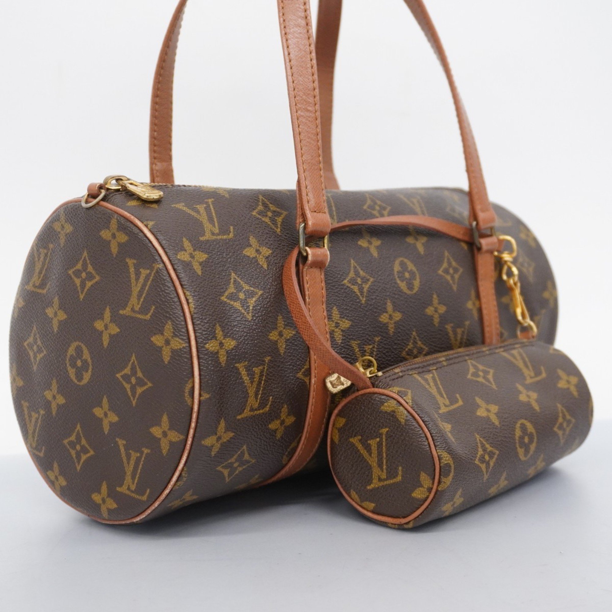 Louis Vuitton handbag Monogram Papillon 30 M51385 Brown ladies