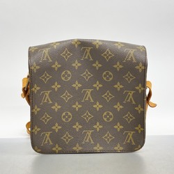 Louis Vuitton Shoulder Bag Monogram Cartesier PM MM Brown Ladies