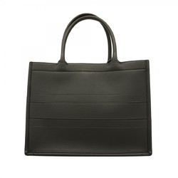 Christian Dior Tote Bag Book Leather Black Women's