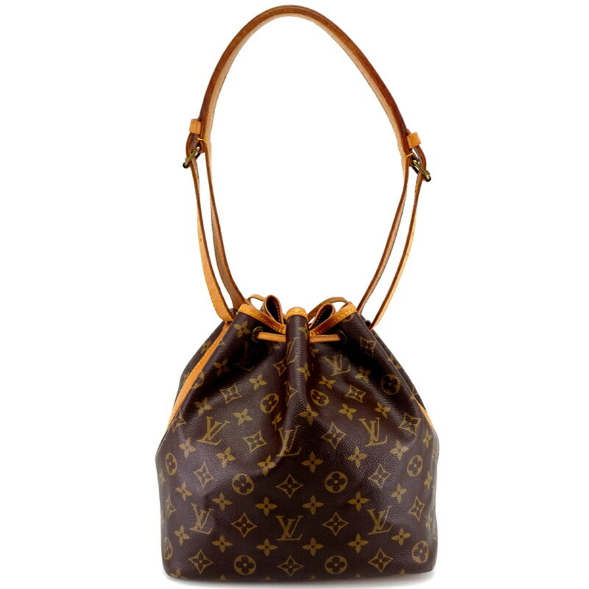 Louis Vuitton Petit Noe Women's Tote Bag M42226 Monogram Brown