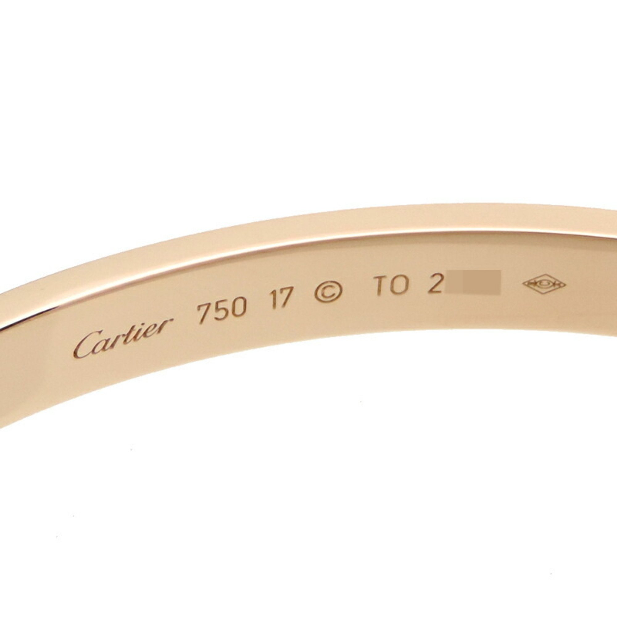 Cartier LOVE Women's Bracelet B6067400 750 Pink Gold