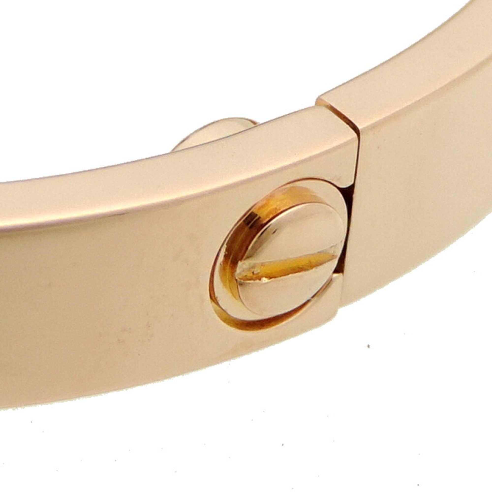 Cartier LOVE Women's Bracelet B6067400 750 Pink Gold