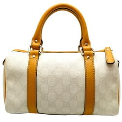 Gucci Women's Boston Bag 193604 GG Supreme White