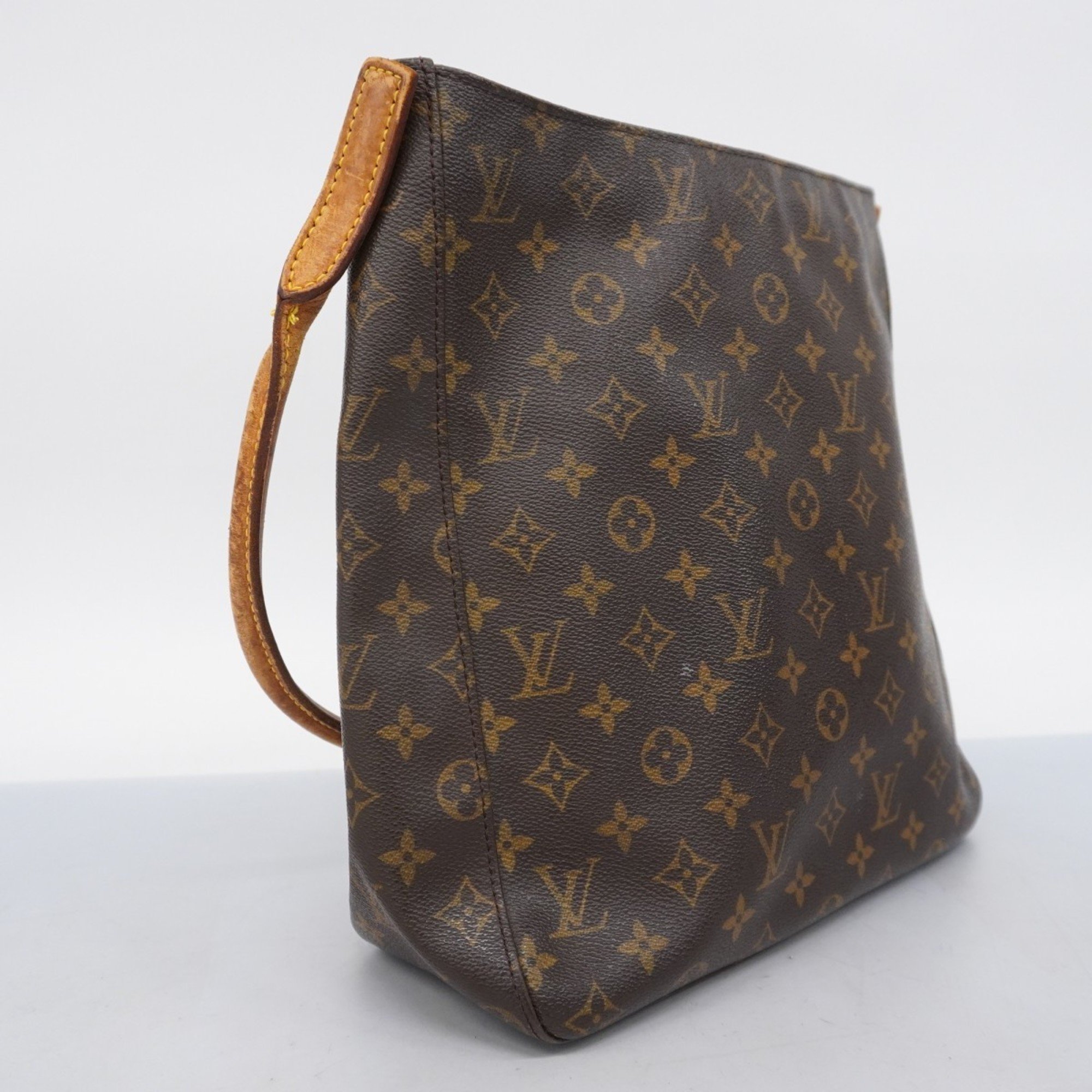 Louis Vuitton Shoulder Bag Monogram Looping GM M51145 Brown Ladies