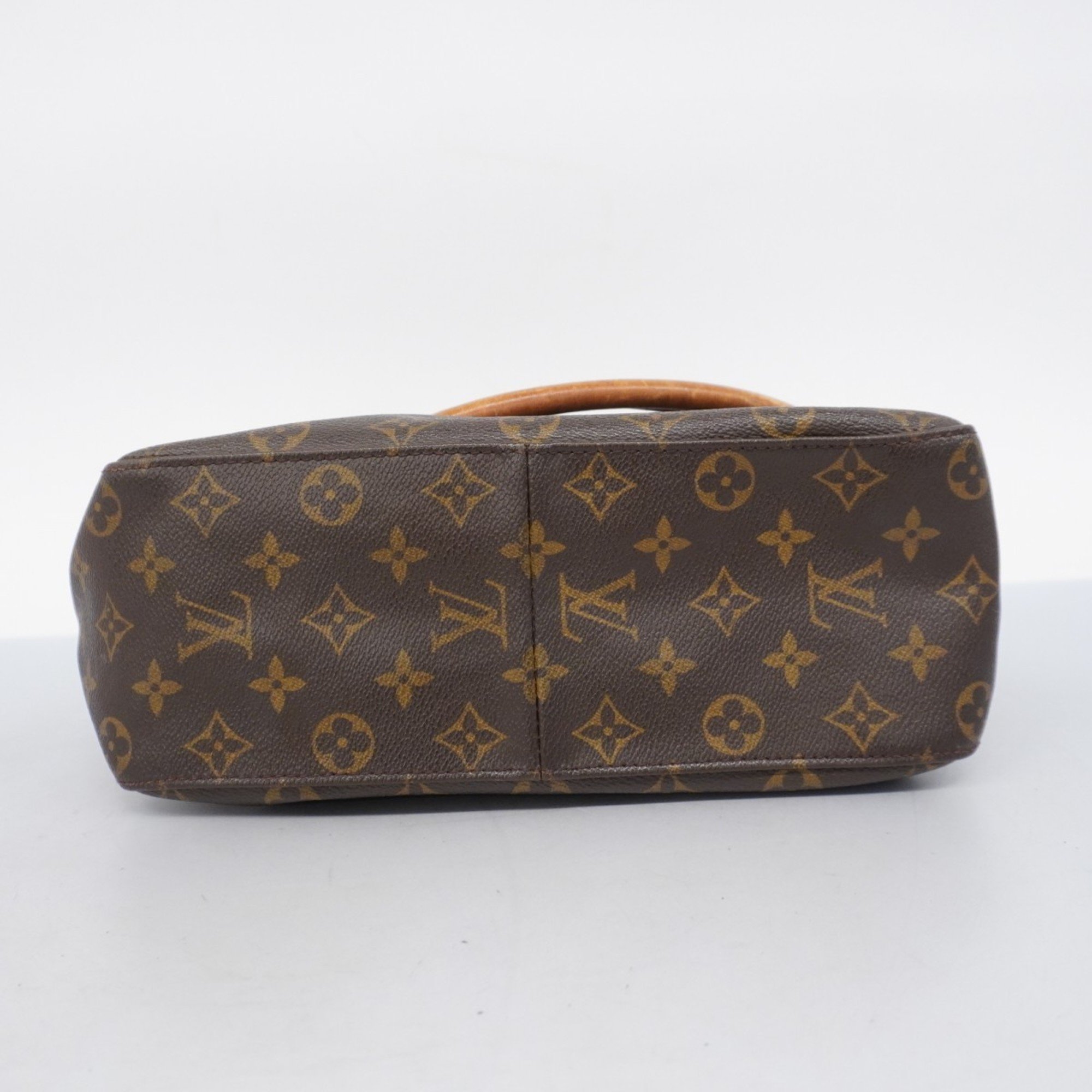 Louis Vuitton Shoulder Bag Monogram Looping GM M51145 Brown Ladies