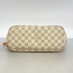 Louis Vuitton Tote Bag Damier Azur Neverfull PM N51110 White Women's