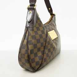 Louis Vuitton Shoulder Bag Damier Thames PM N48180 Ebene Ladies