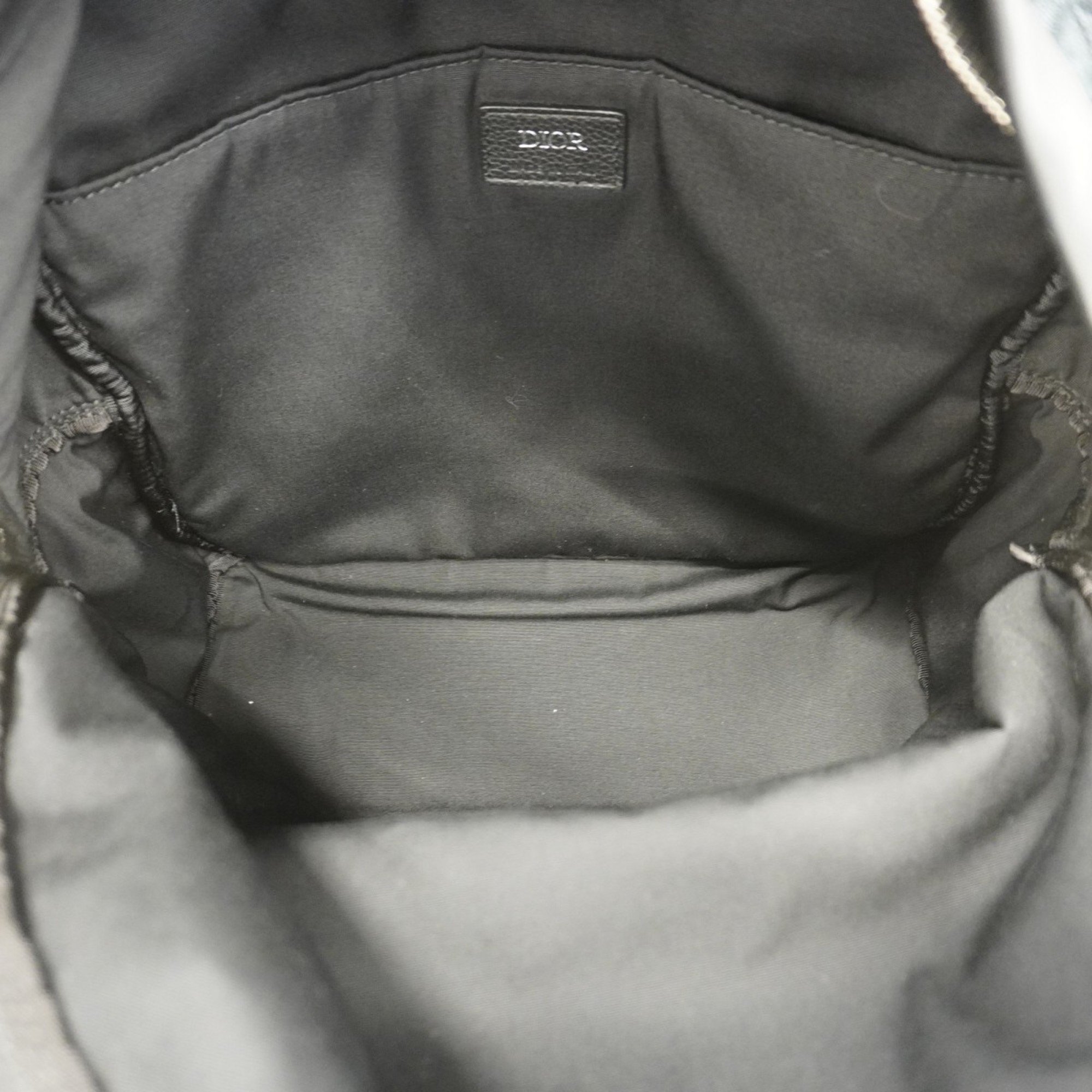 Christian Dior Backpack/Daypack Trotter Canvas Black Men's