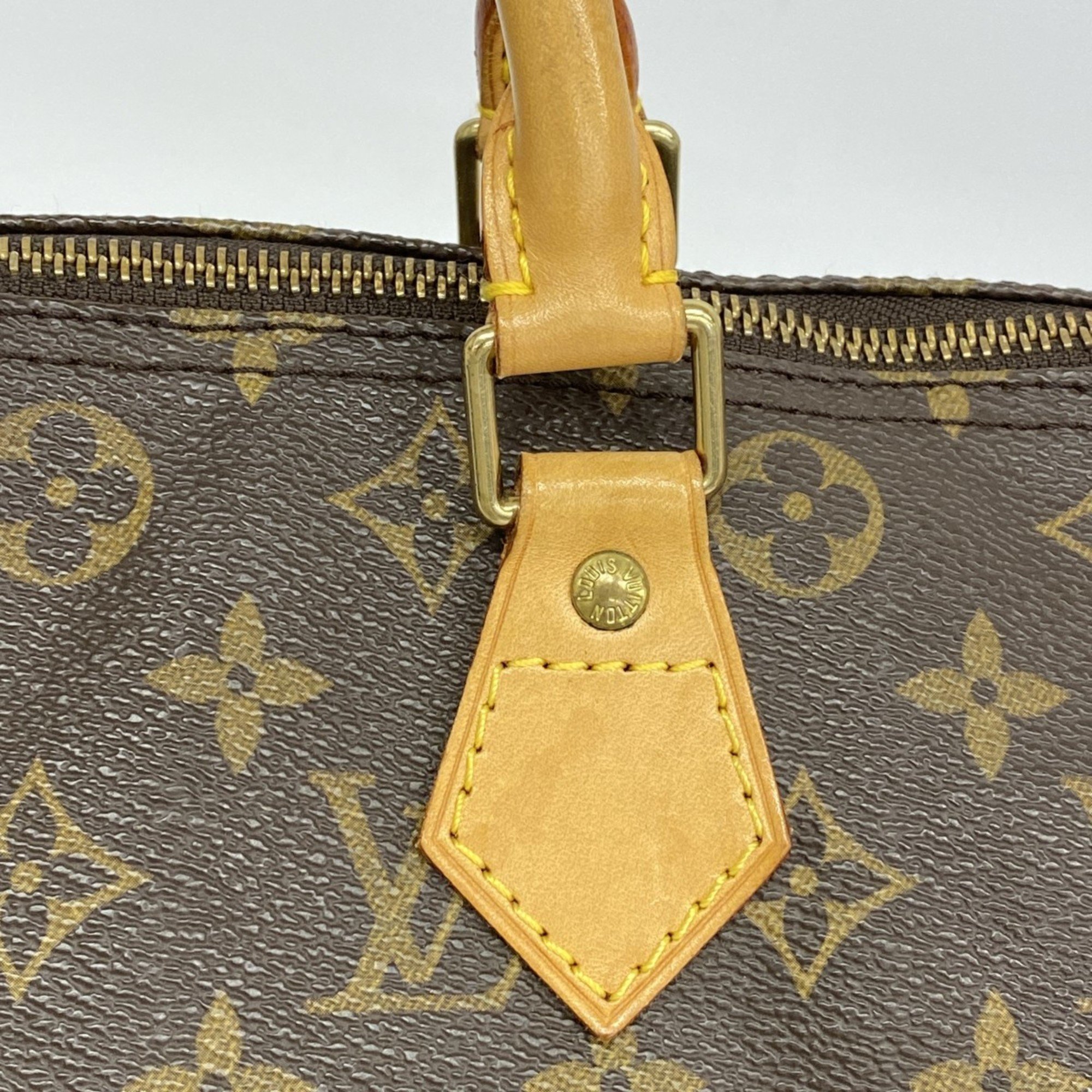 Louis Vuitton Handbag Monogram Speedy 30 M41108 Brown Ladies