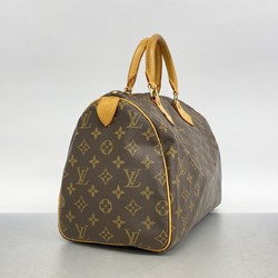 Louis Vuitton Handbag Monogram Speedy 30 M41108 Brown Ladies