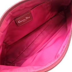 Christian Dior Saddle Pouch Women's Shoulder Bag Jacquard Purple