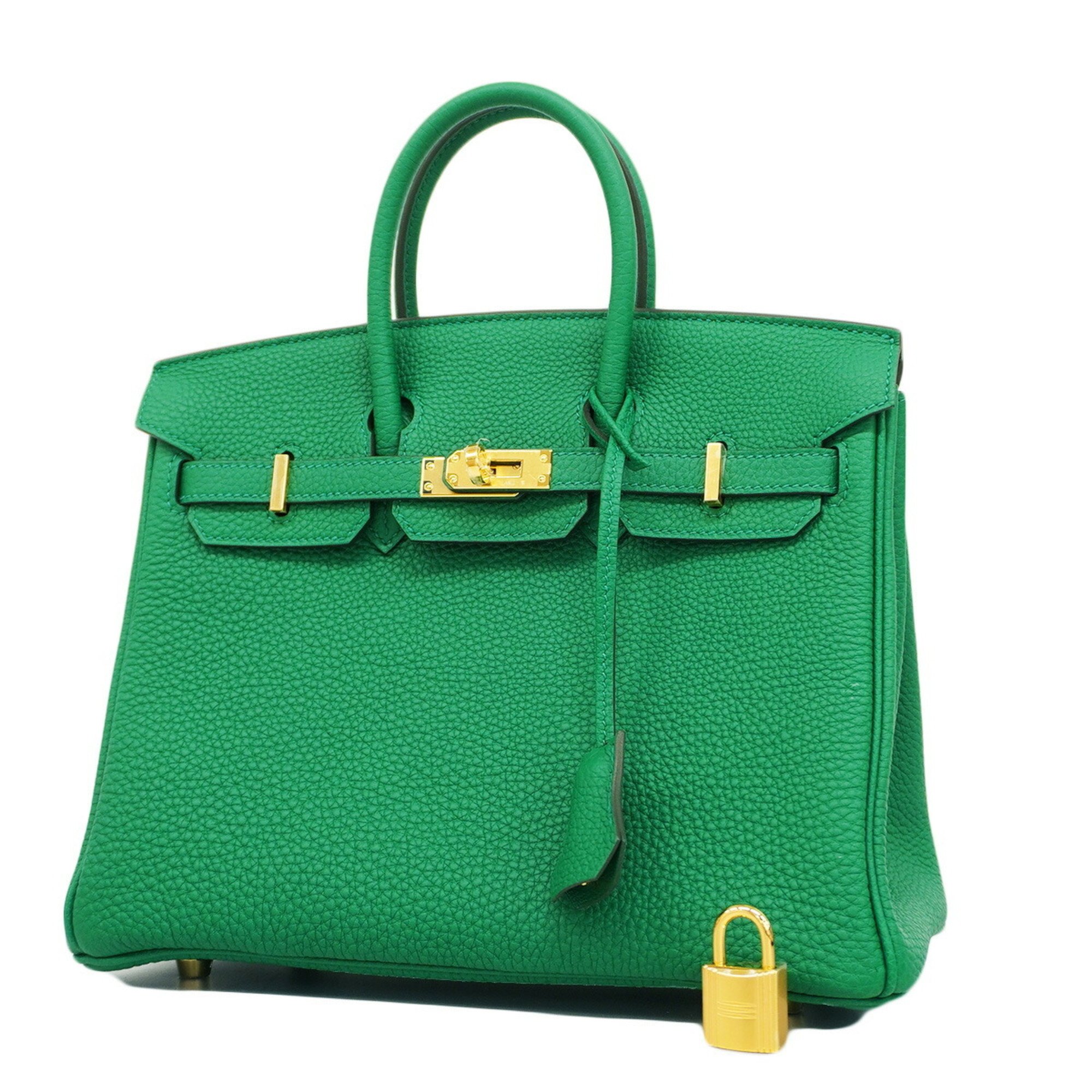 Hermes handbag Birkin 25 Togo Mint W stamped ladies