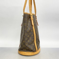 Louis Vuitton Tote Bag Monogram Bucket GM M42236 Brown Women's