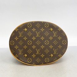 Louis Vuitton Tote Bag Monogram Bucket GM M42236 Brown Women's