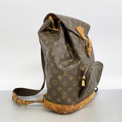 Louis Vuitton Backpack Daypack Monogram Montsouris M51135 Brown Women's