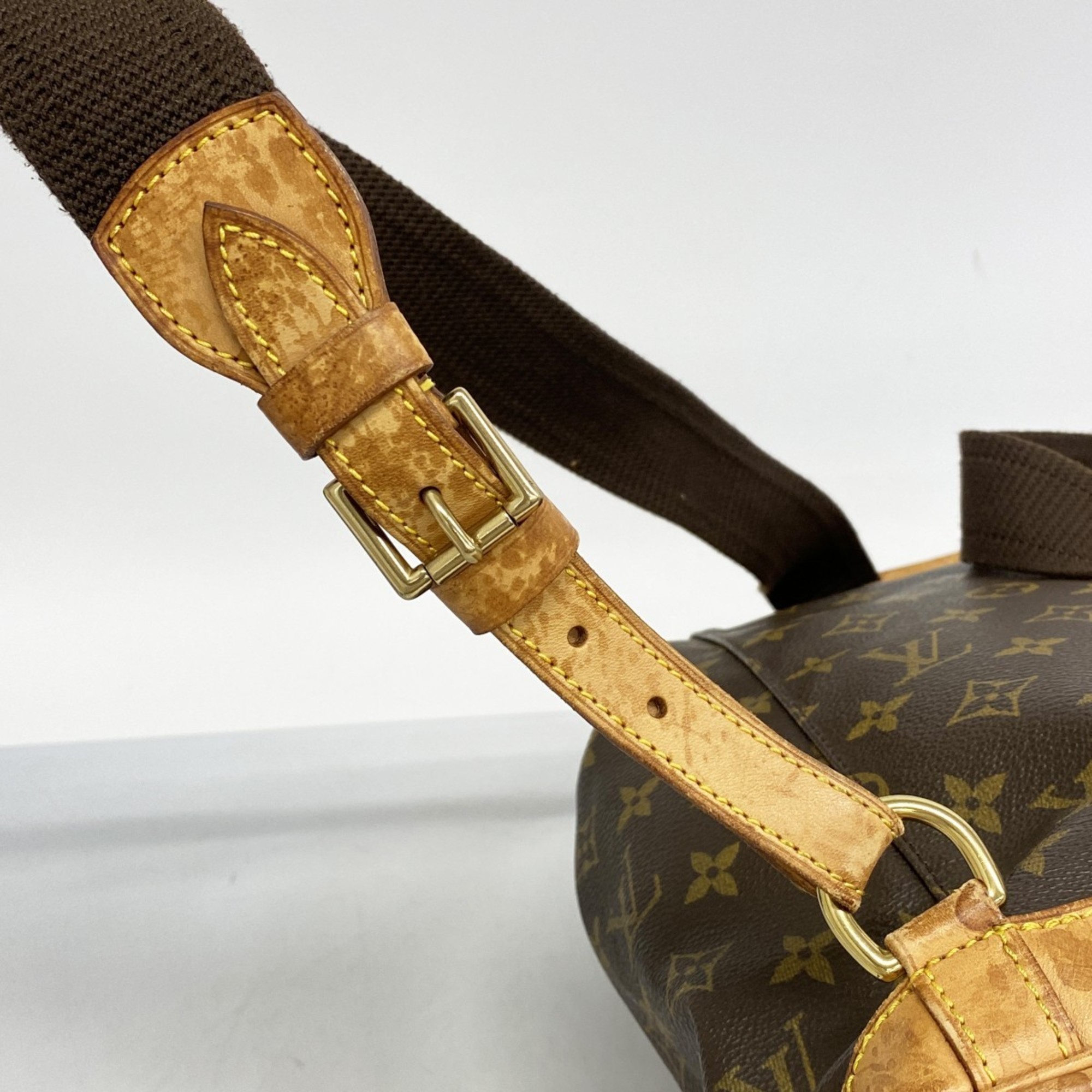 Louis Vuitton Backpack Daypack Monogram Montsouris M51135 Brown Women's