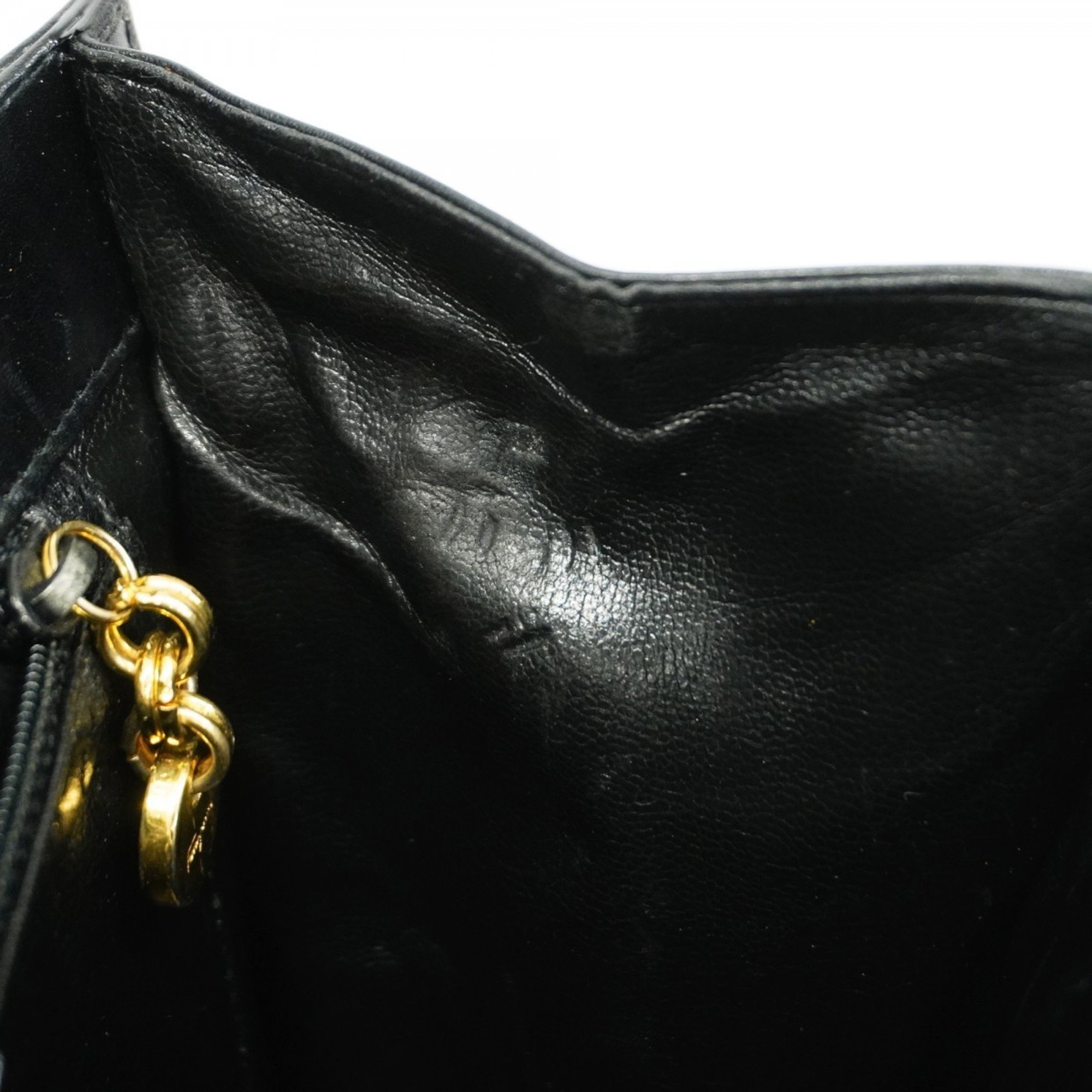 Salvatore Ferragamo Shoulder Bag Gancini Leather Black Women's