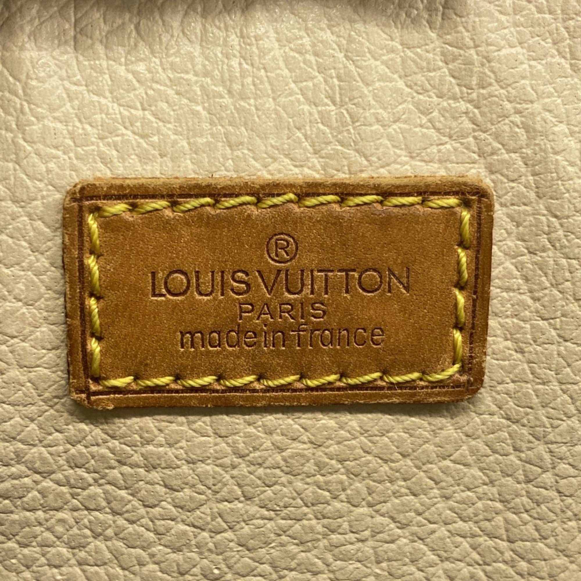 Louis Vuitton Tote Bag Monogram Sac Plat M51140 Brown Women's