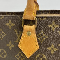 Louis Vuitton Tote Bag Monogram Sac Plat M51140 Brown Women's