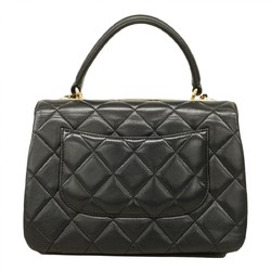 Chanel handbag, Matelasse, lambskin, black, champagne, ladies