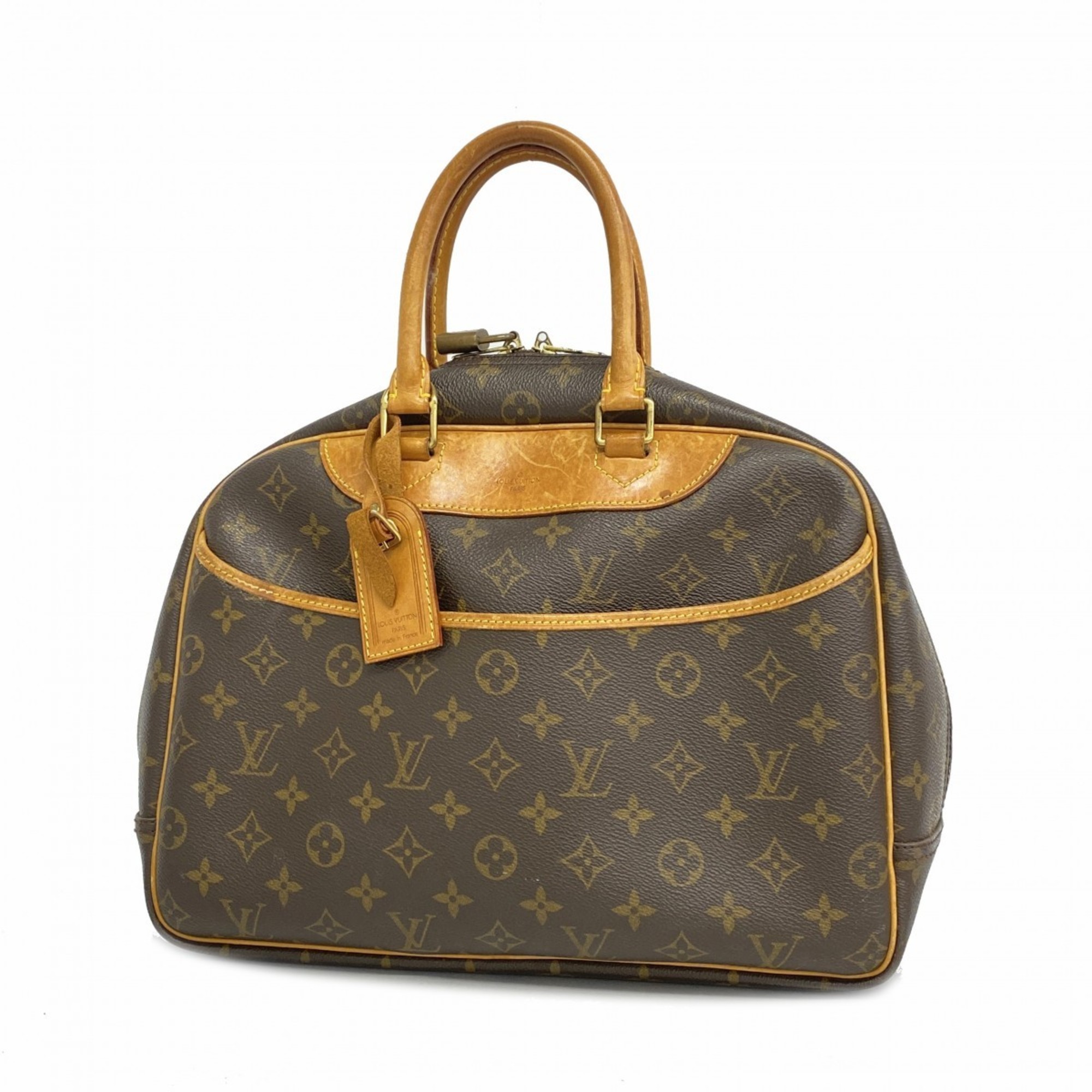 Louis Vuitton Handbag Monogram Deauville M47270 Brown Ladies