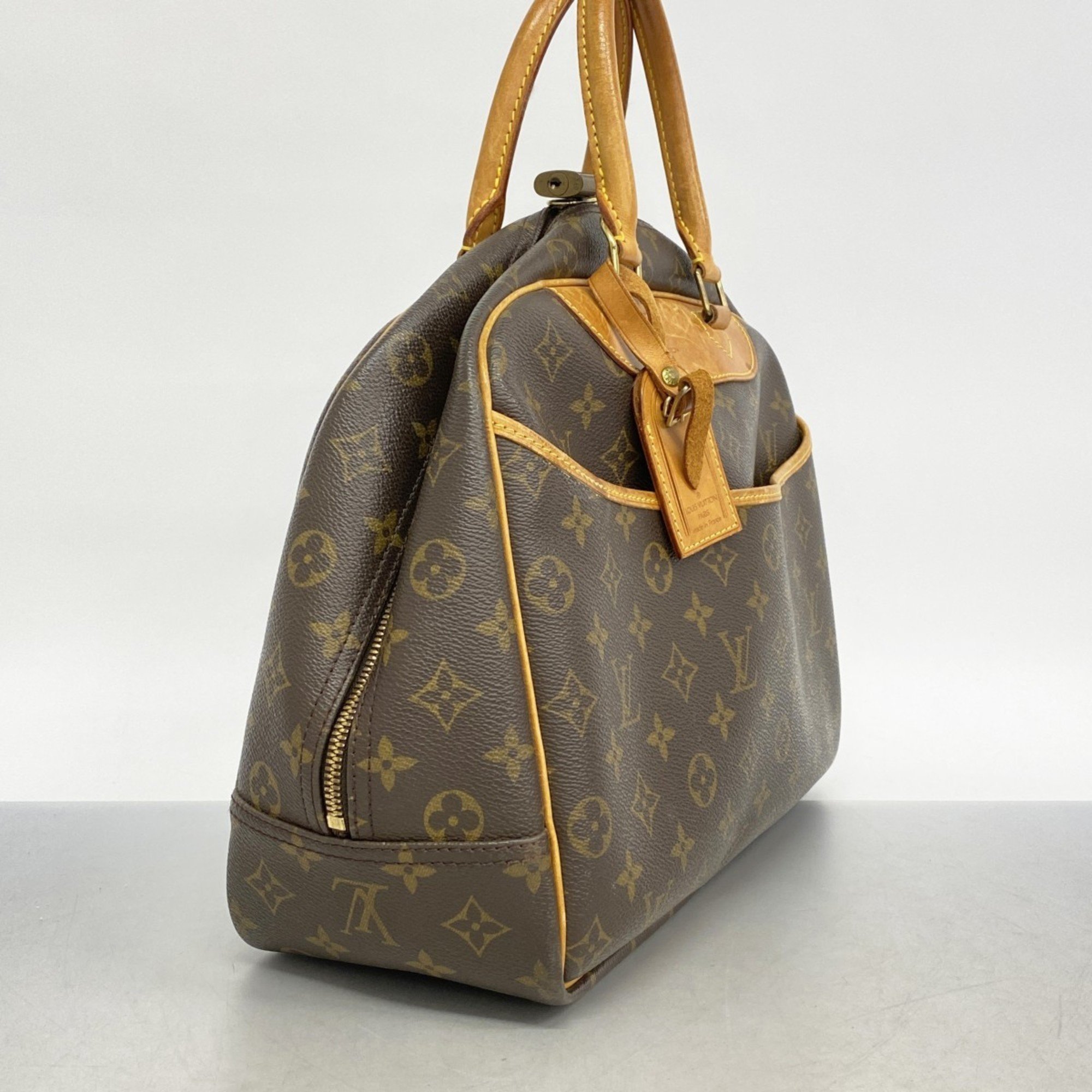 Louis Vuitton Handbag Monogram Deauville M47270 Brown Ladies