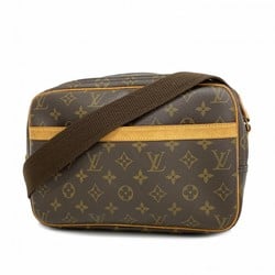 Louis Vuitton Shoulder Bag Monogram Reporter PM M45254 Brown Ladies