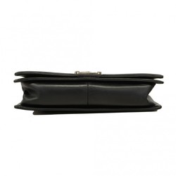 Chanel Shoulder Bag Boy Lambskin Black Women's