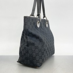 Gucci Tote Bag GG Canvas 139552 Black Women's