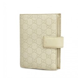 Gucci Notebook Cover Guccissima 115241 Leather Beige Champagne Men's Women's