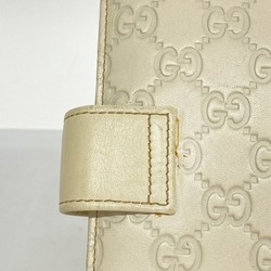 Gucci Notebook Cover Guccissima 115241 Leather Beige Champagne Men's Women's