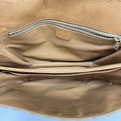 Celine Shoulder Bag Macadam Light Brown Women's