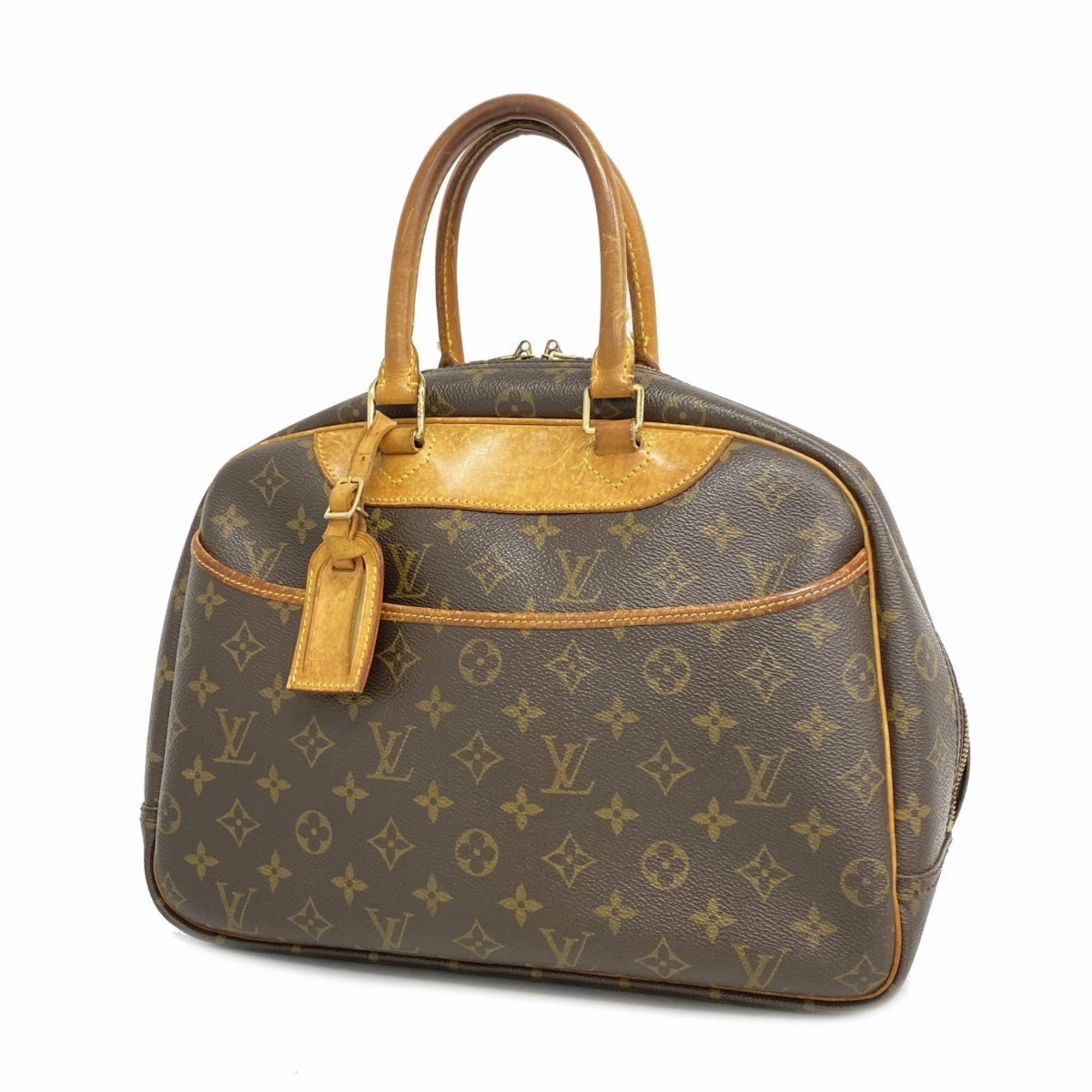 Louis Vuitton Handbag Monogram Deauville M47270 Brown Ladies